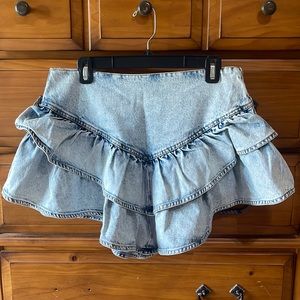 Vici size large ruffle skort NWT